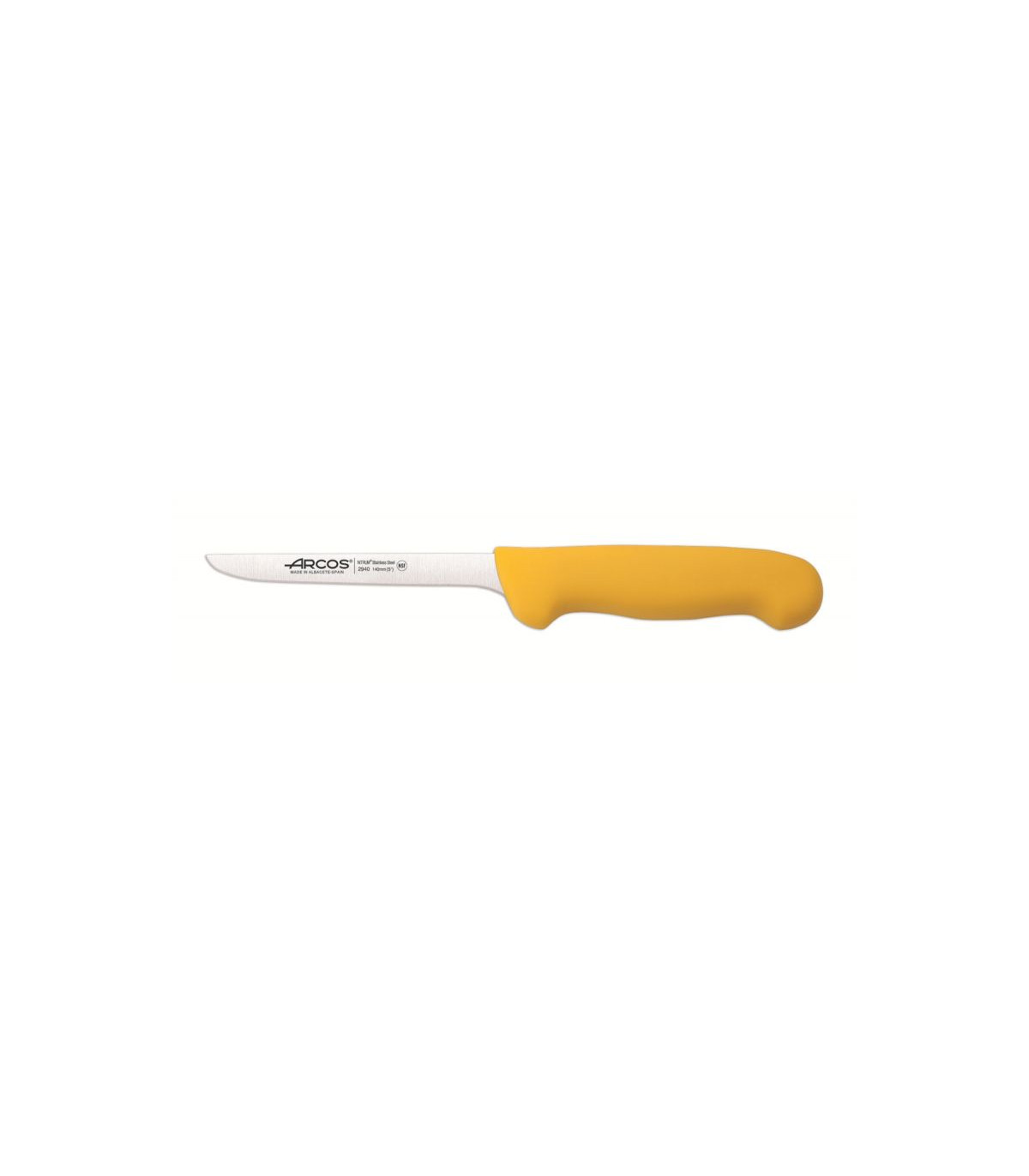 COUTEAU A DESOSSER LAME USEE 13CM JAUNE ARCOS dans ARCOS