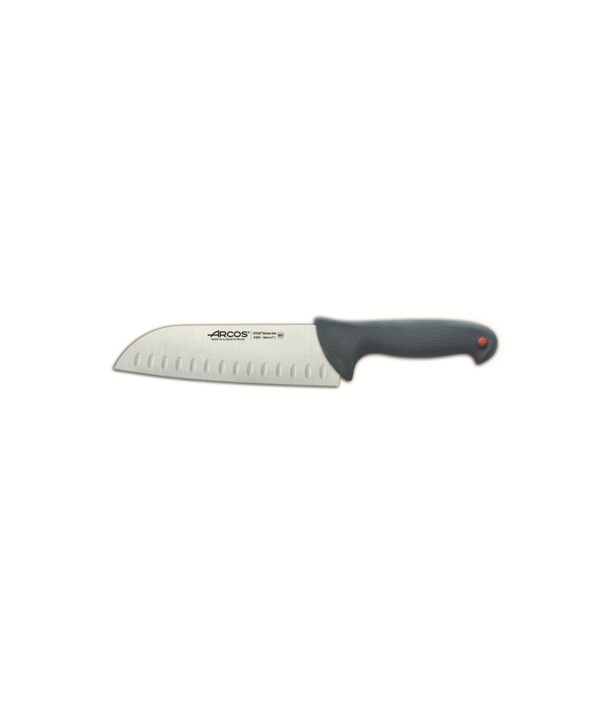 COUTEAU SANTOKU ALVEOLE 18CM COLOUR PROF ARCOS dans ARCOS