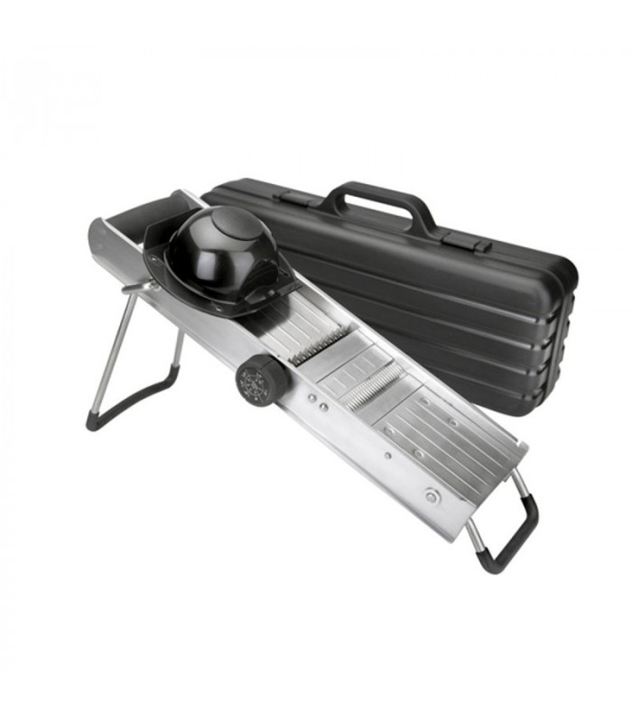 MANDOLINE EN INOX AVEC PROTECTEUR LACOR dans MANDOLINES