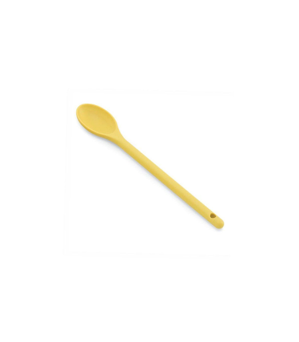 SPATULE CUILLERE NYLON JAUNE 30.5CM PUJADAS dans SPATULES