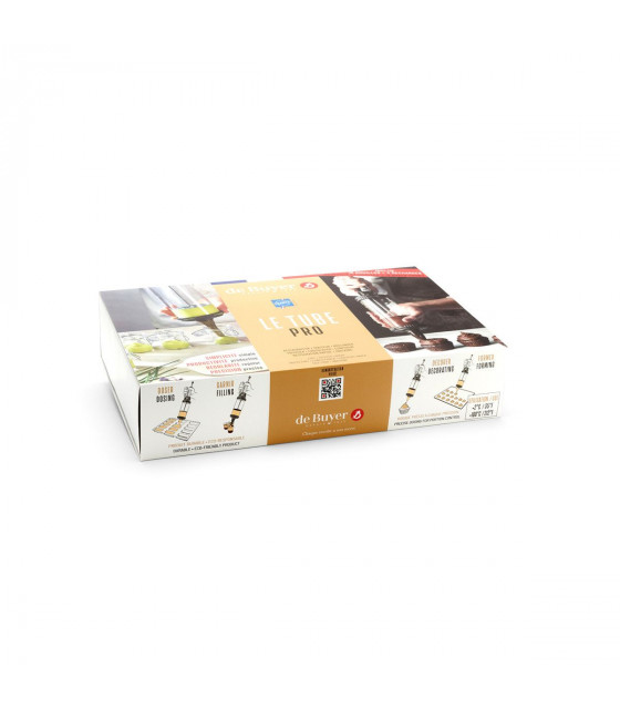 COFFRET LE TUBE PRO + 4 RECHARGES + 12 DOUILLES DE BUYER dans ENTONNOIRS