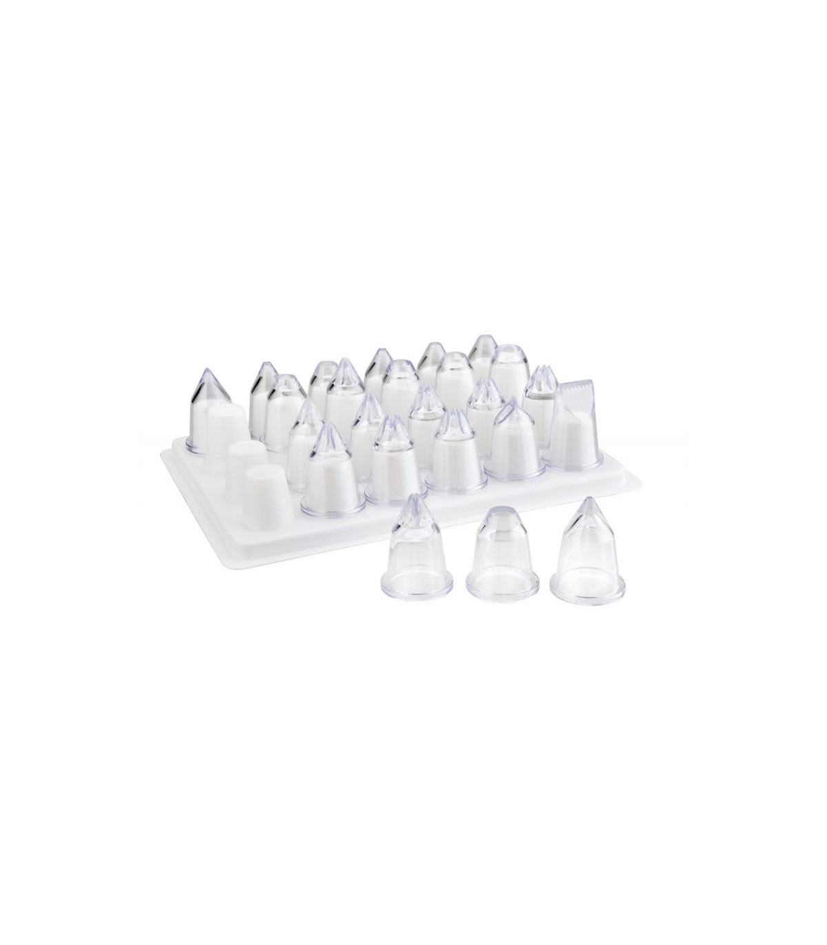 DOUILLES ASSORTIES ACRYLIQUE 24 PIECES LACOR dans DOUILLES