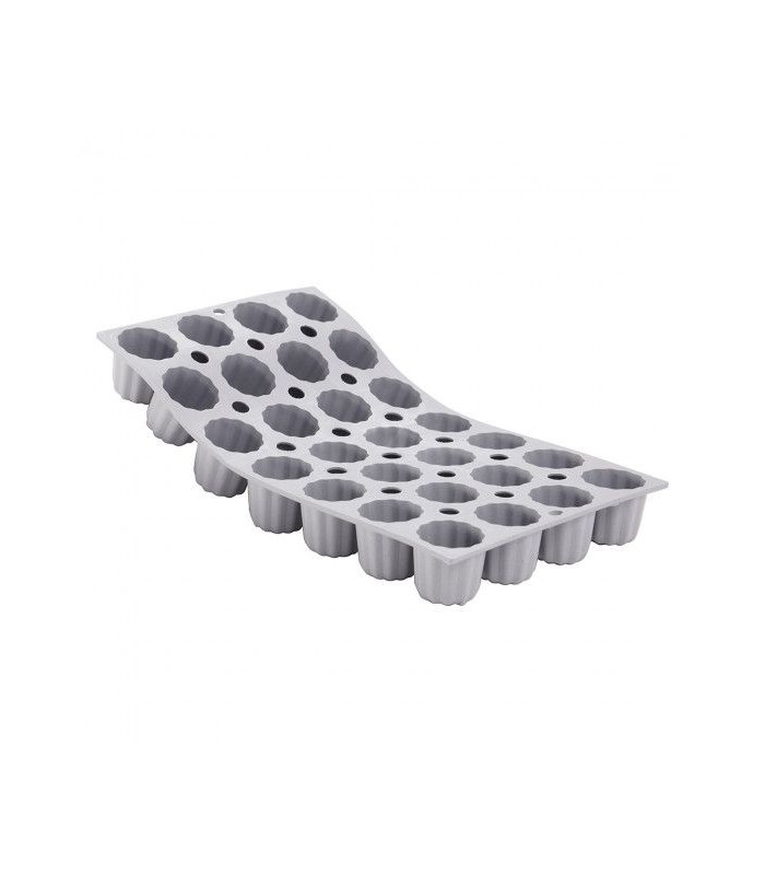 ELASTOMOULE MINI CANNELE 28 EMPREINTES DE  BUYER dans MOULES PATISSERIES