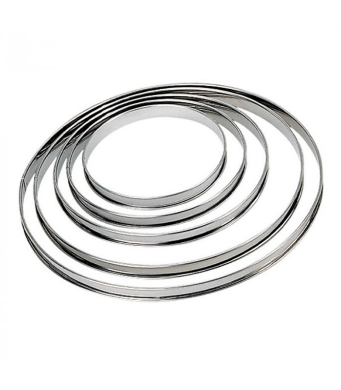 CERCLE A TARTE INOX Ø24X2CM GOBEL dans BOITES A DECOUPOIRS