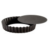 TARTELETTE RONDE CANNELEE - ANTIADHERENTE - FOND MOBILE - Ø100/85MM H18MM GOBEL dans MOULES PATISSERIES