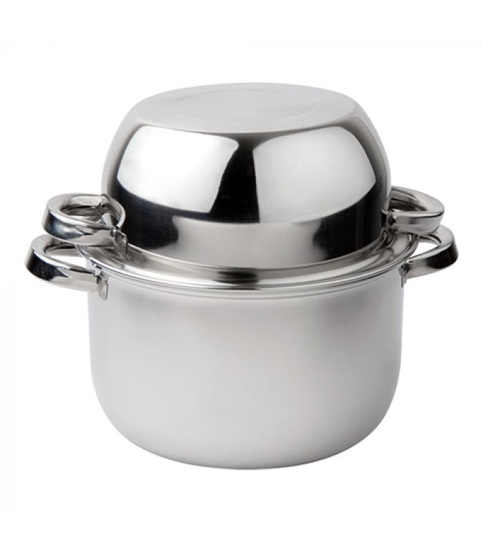 CASSEROLE A MOULES INOX Ø22CM CUISIMAT dans CASSEROLES