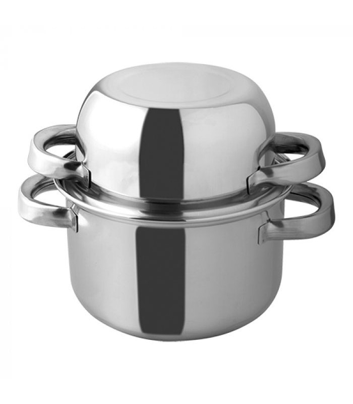 CASSEROLE A MOULES INOX Ø20CM CUISIMAT dans CASSEROLES