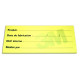 NOTE POST-IT DE TRACABILITE ALIMENTENTAIRE 50 FEUILLES 6 PIECES 3M