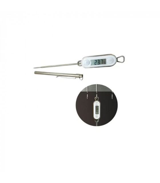 THERMOMETRE DIGITAL EN INOX -50+300C ETANCHE AVEC SONDE ALLA dans THERMOMETRES