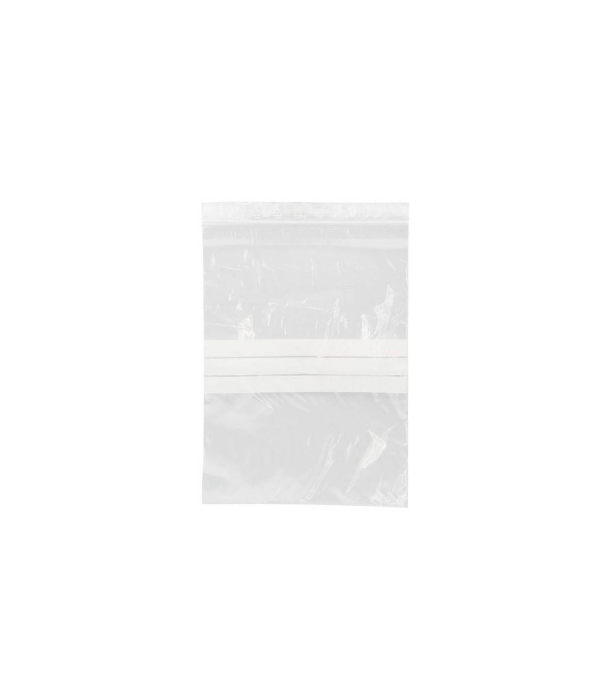 SACS DE PRELEVEMENT FERMETURE PRESSION ZIP LOCK 160X220MM 2000 PIECES dans EMBALLAGE EN PLASTIQUE