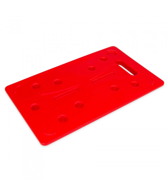 PLAQUE CHAUDE GN1/1 - ROUGE CAMBRO dans BOX ISOTHERMES