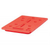 PLAQUE CHAUDE GN1/1 - ROUGE CAMBRO dans BOX ISOTHERMES