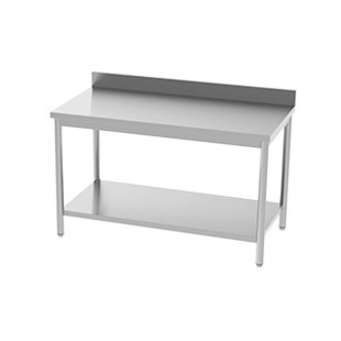 TABLE EN KIT 1400X600 AVEC SOUS-TABLETTE + DOSSERET dans TABLES INOX