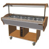 MEUBLE BUFFET CHAUD COLORIS BAMBOU dans BUFFET BAIN MARIE