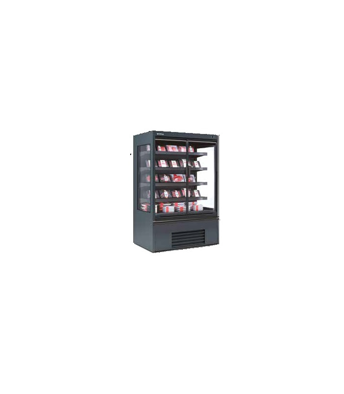 VITRINE MURALE REFRIGEREE AVEC PORTES BATTANTES 1250MM dans VITRINES MURALE