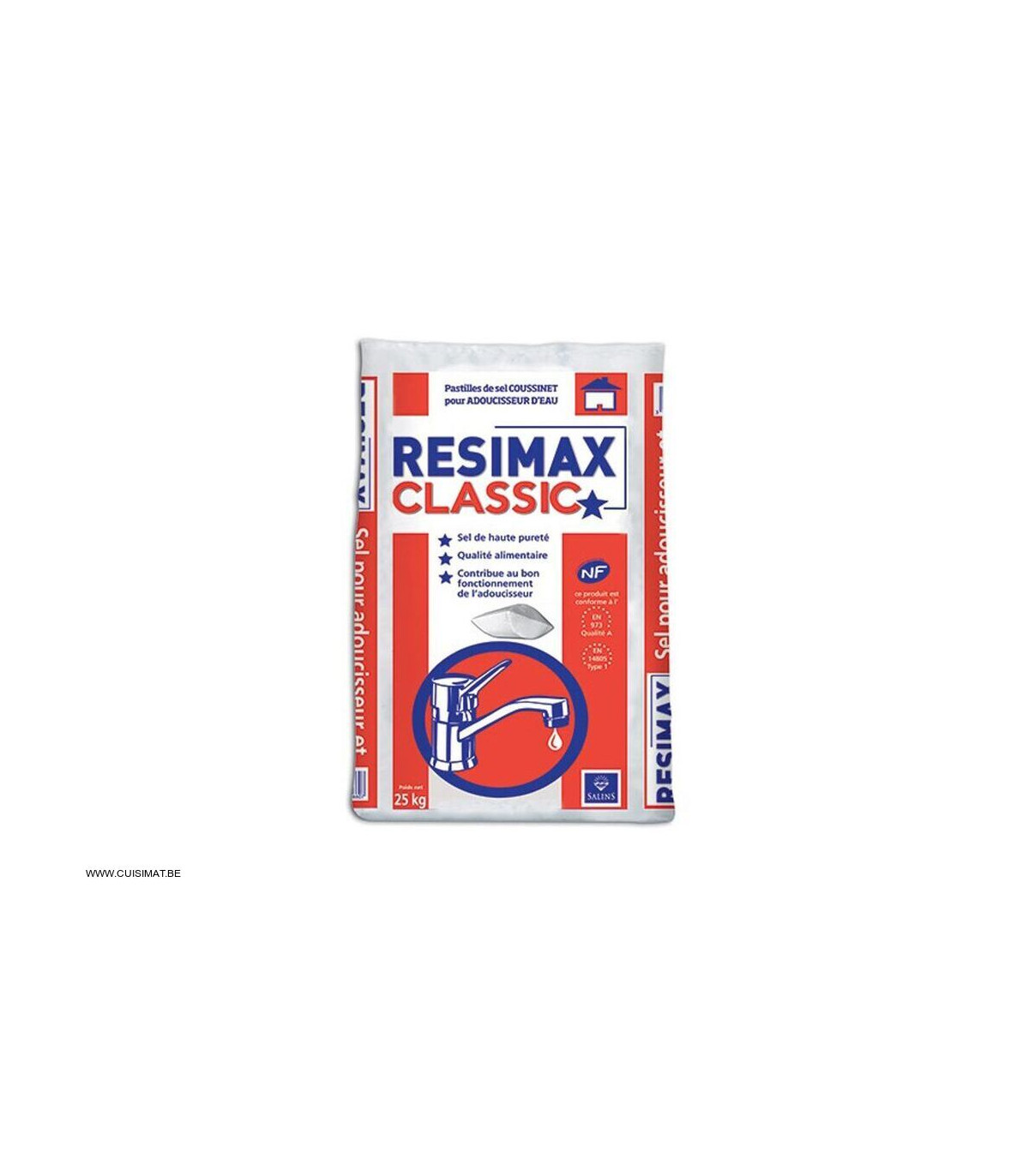 SEL RESIMAX SEL REGENERANT SAC 25KG GAFIC dans LAVE VAISSELLE