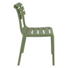 CHAISE HELEN VERT OLIVE dans CHAISES