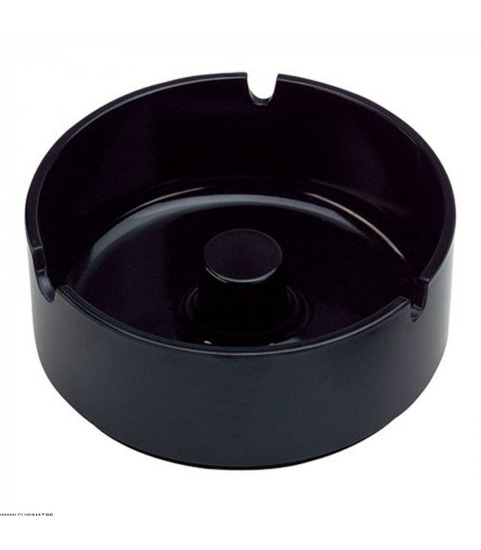 CENDRIER MELAMINE Ø100MM NOIR dans CENDRIERS