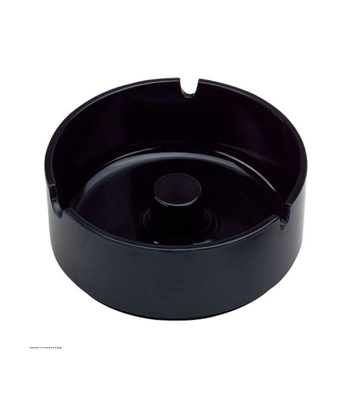 CENDRIER MELAMINE Ø100MM NOIR dans CENDRIERS