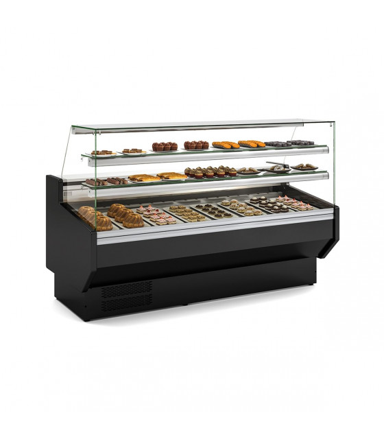 VITRINE HORIZONTALE PATISSIERE PROFONDEUR 940MM 1525CM dans COMPTOIR