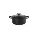 COCOTTE RONDE Ø18CM NOIR MAT LE CREUSET