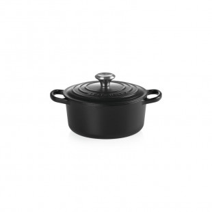 COCOTTE ROND NOIRE MAT Ø30CM LE CREUSET dans COCOTTES