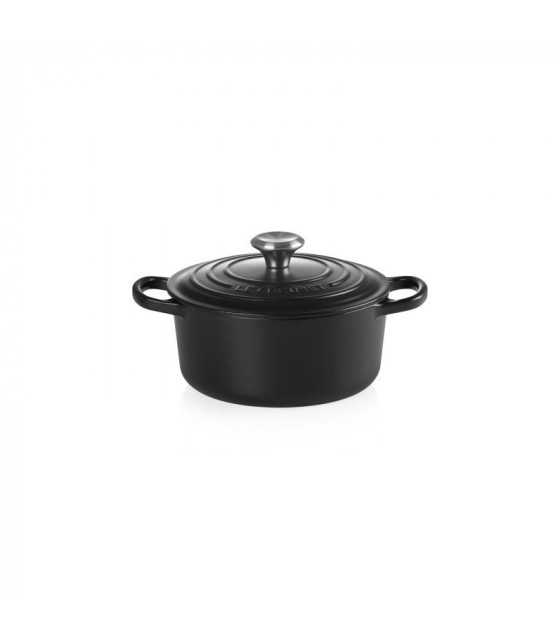 COCOTTE RONDE Ø18CM NOIR MAT LE CREUSET dans COCOTTES