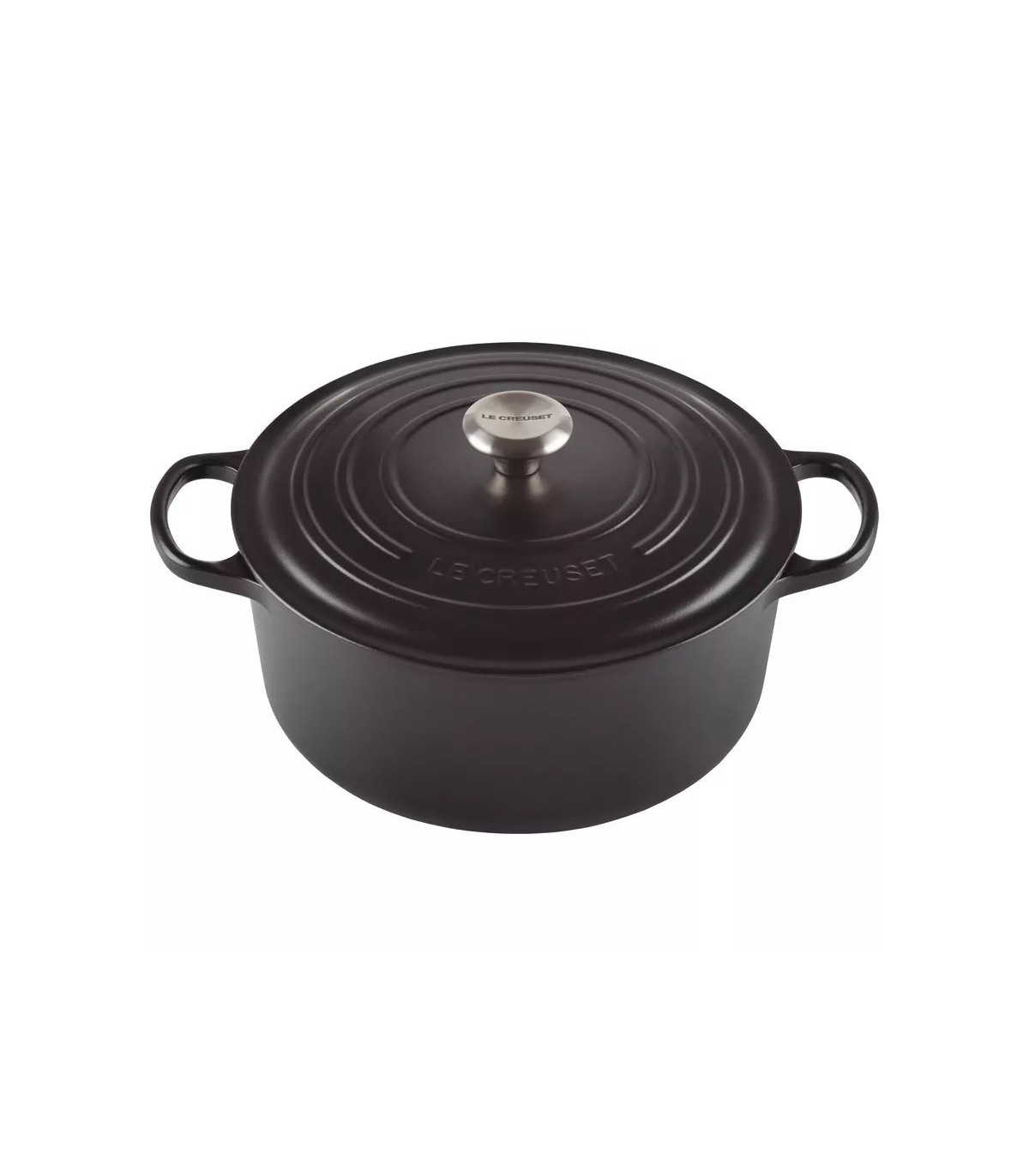 COCOTTE ROND NOIRE MAT Ø30CM LE CREUSET dans COCOTTES