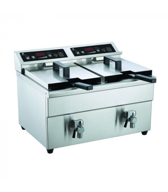 FRITEUSE ELECTRIQUE INDUCTION 2X8LT CUISIMAT dans ELECTRIQUE