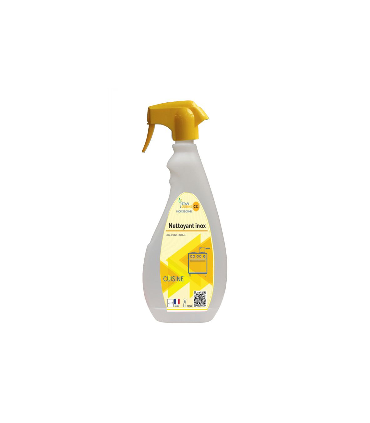 STAR CUISINE NETTOYANT INOX VAPO 750ML STAR CUISINE dans DETERGENT