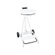 SUPPORT SAC MOBILE AVEC COUVERCLE A PEDALE CONTIMOBILE ACIER BLANC 110LT MEDIAL