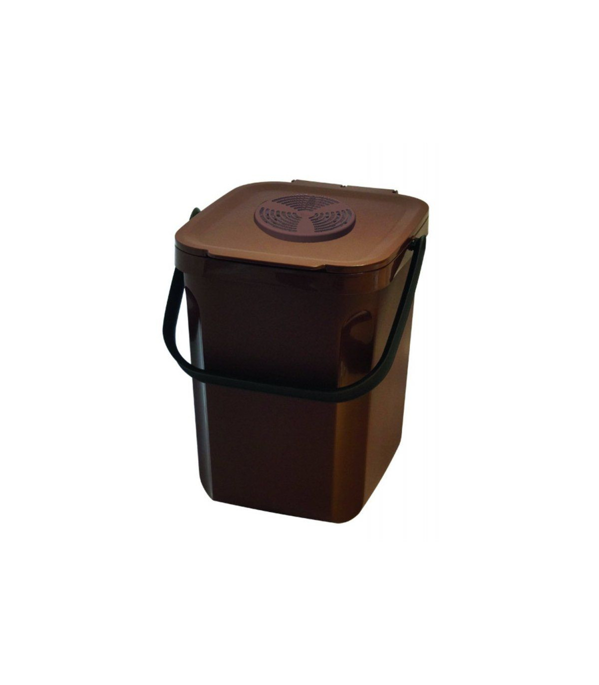 POUBELLE 10LT COMPOST ORGANIK AVEC COUVERCLE VENTILE + FILTRE CHARBON dans POUBELLES