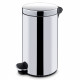 POUBELLE PEDALE METAL 3LT INOX CUISIMAT