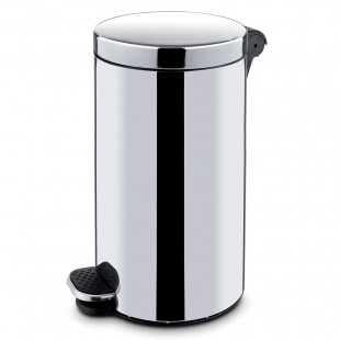 POUBELLE PEDALE METAL 3LT INOX CUISIMAT dans POUBELLES