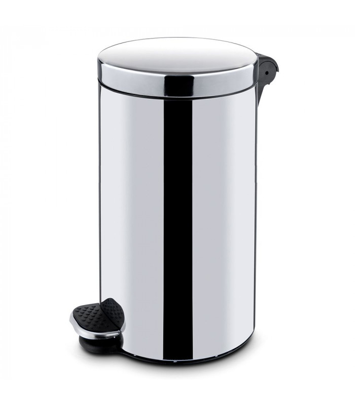 POUBELLE PEDALE METAL 3LT INOX CUISIMAT dans POUBELLES