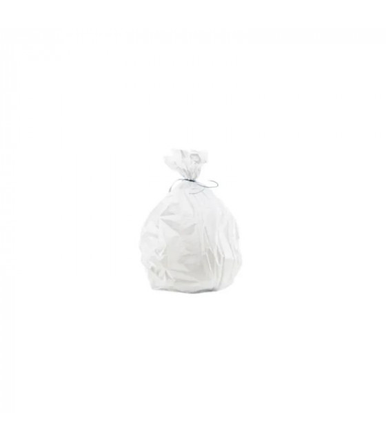 SAC POUBELLE HAUTE DENSITE 5LT BLANC 10 MICRONS 33.5X35CM 1000 PIECES dans SAC POUBELLE