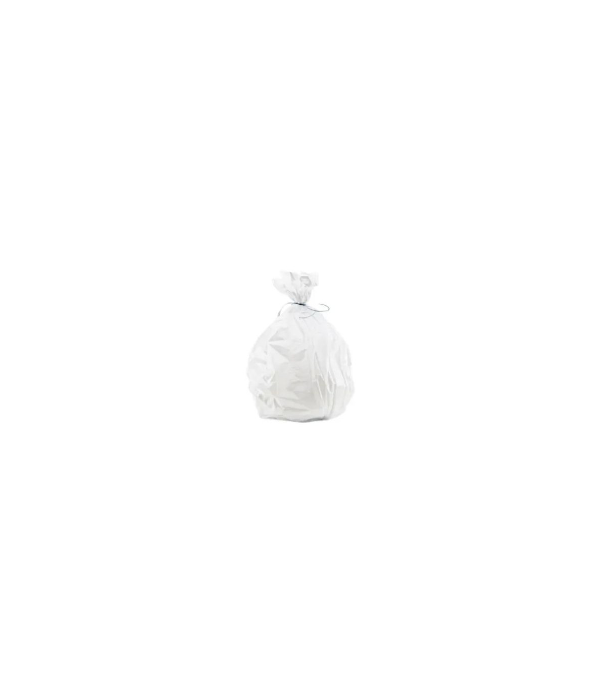 SAC POUBELLE HAUTE DENSITE 5LT BLANC 10 MICRONS 33.5X35CM 1000 PIECES dans SAC POUBELLE