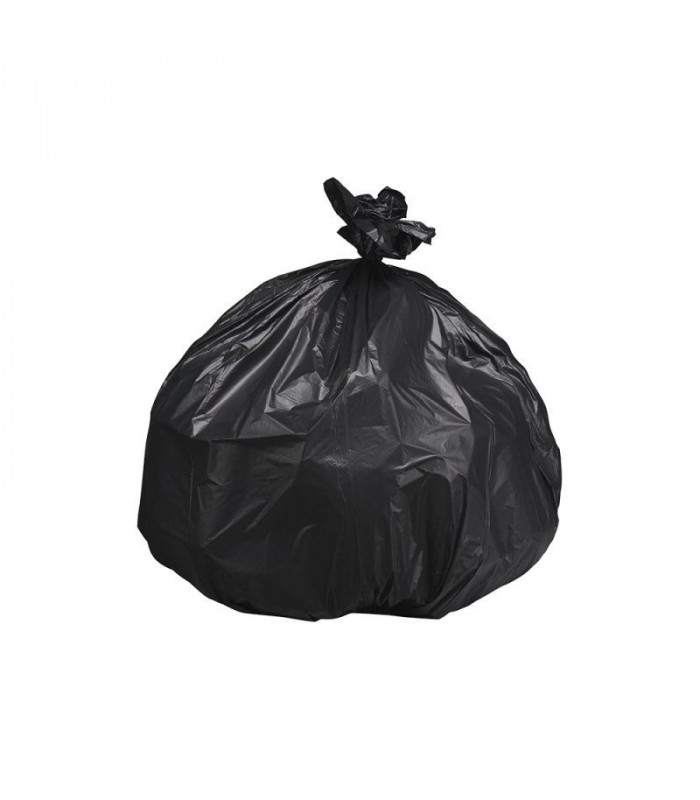 SAC POUBELLE BASSE DENSITE 30LT NOIR 25 MICRONS 50X65CM 500 PIECES dans SAC POUBELLE