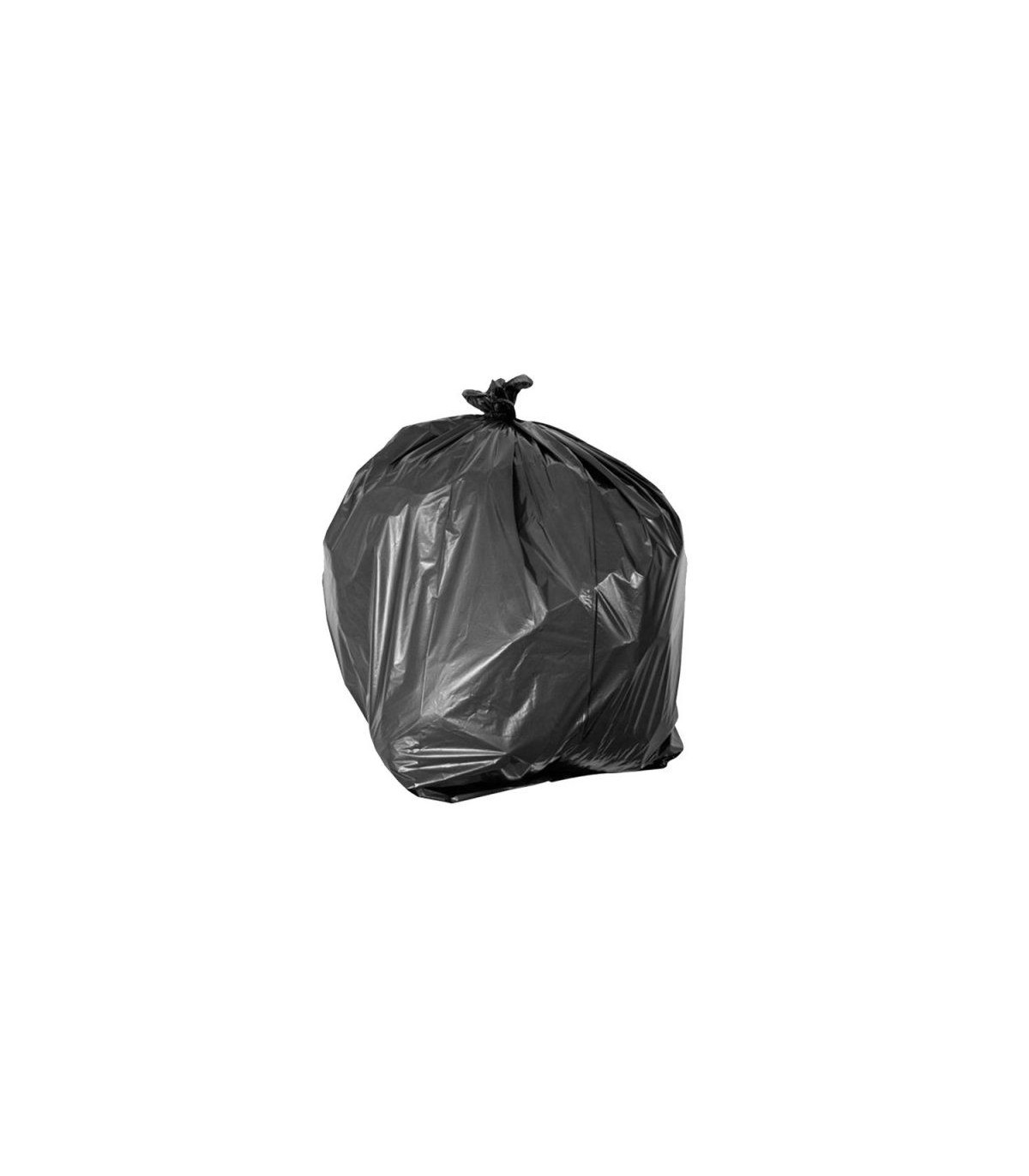 SAC POUBELLE BASSE DENSITE 100LT NOIR 40 MICRONS 82X85CM 200 PIECES dans SAC POUBELLE