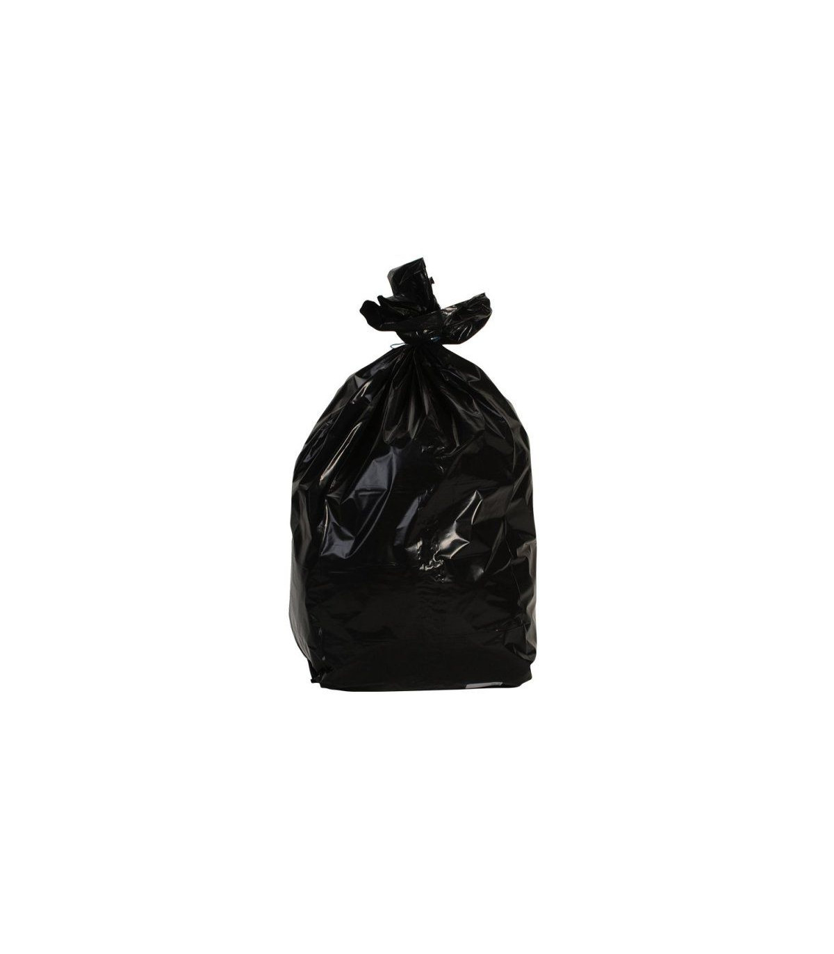 SAC POUBELLE BASSE DENSITE 130LT NOIR 60 MICRONS 80X115CM 100 PIECES dans SAC POUBELLE