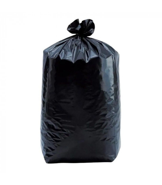 SAC POUBELLE BASSE DENSITE 150LT NOIR 50 MICRONS 80X135CM 100 PIECES dans SAC POUBELLE