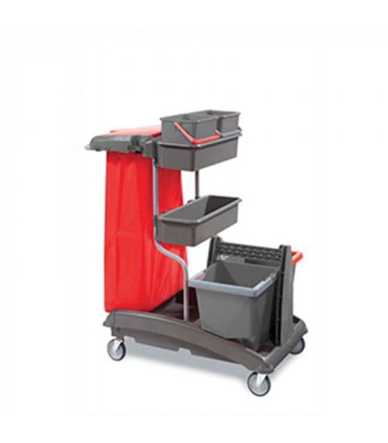 CHARIOT IDEA TOP + PRESSE + 2 SEAUX 15LT ET 2 DE 6LT dans CHARIOT