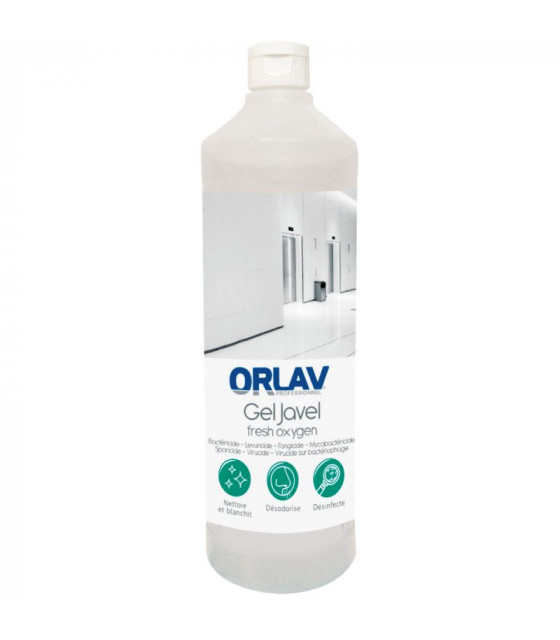 GEL JAVEL FRESH OXGEN 1LT ORLAV dans DETERGENT