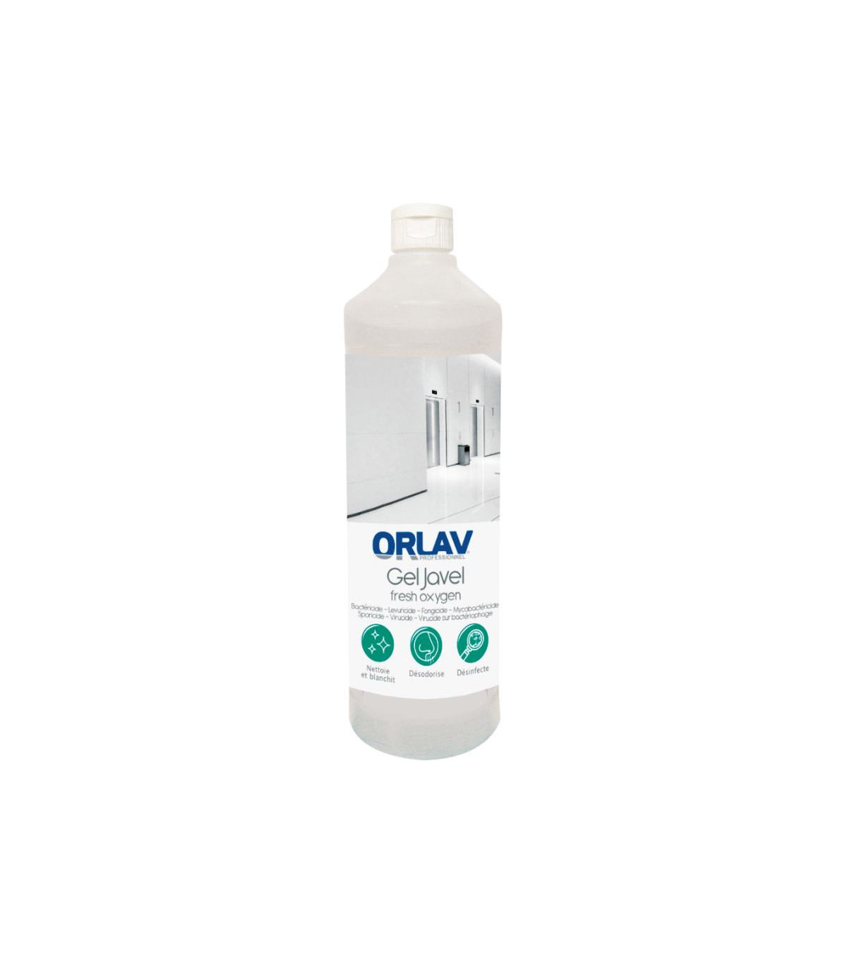 GEL JAVEL FRESH OXGEN 1LT ORLAV dans DETERGENT