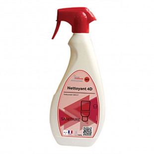 NETTOYANT 4D DETARTRANT DESODORISANT DESINFECTANT DEGRAISSANT 750ML STAR SANIT dans SANITAIRE