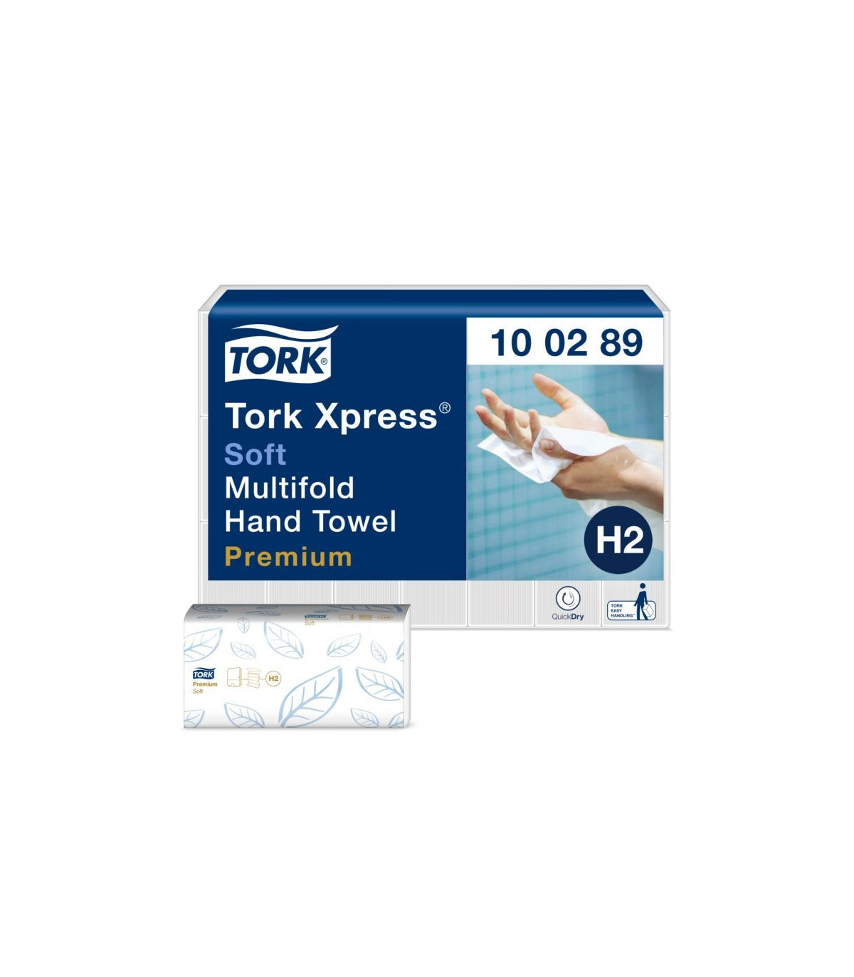 ESSUIE MAINS DOUX INTERFOLIES H2 100289 150X21 PIECES TORK XPRESS dans RECHARGE PAPIER