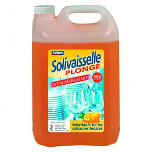 LIQUIDE VAISSELLE ULTRA DEGRAISSANT CITRON 5LT SOLIPRO dans DETERGENT