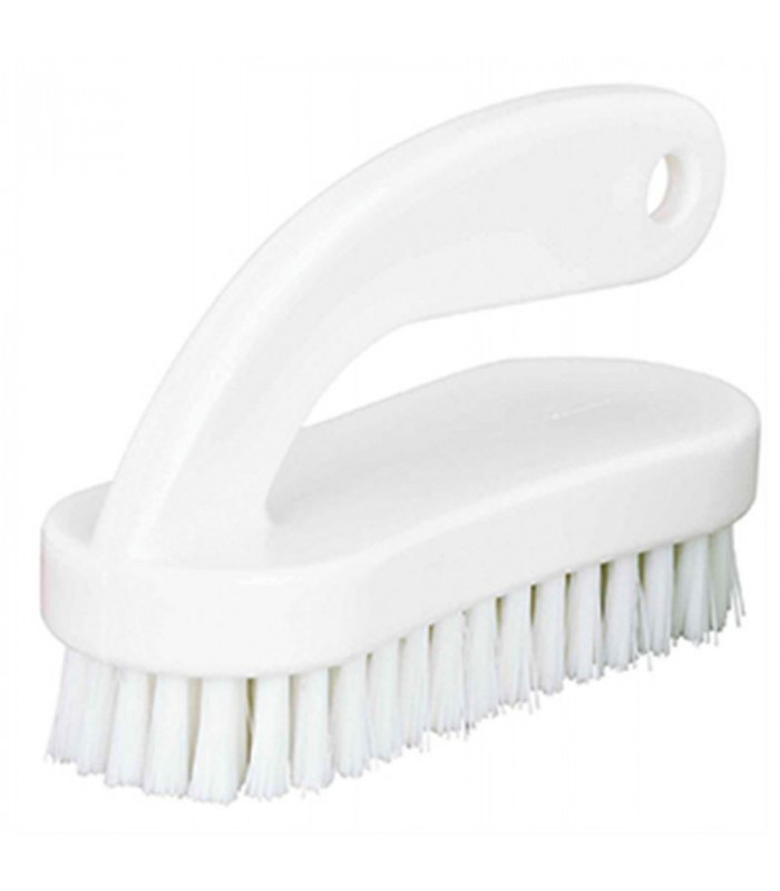 BROSSE A ONGLE AVEC POIGNEE BLANC dans BROSSE