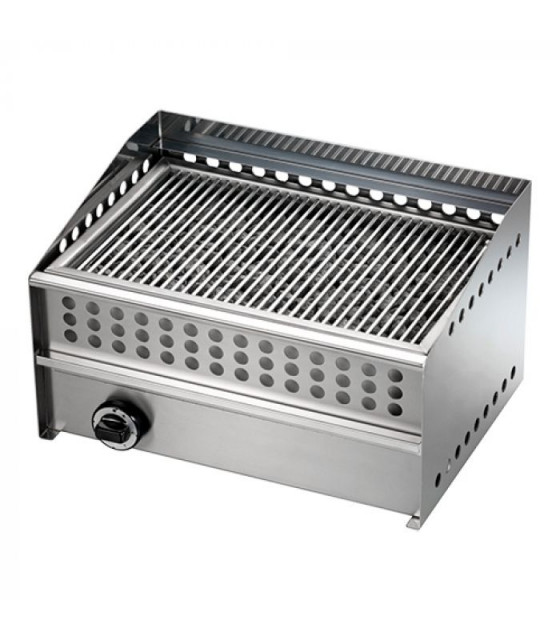 GRILL PIERRE DE LAVE GAZ INOX dans PIERRES DE LAVE