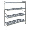 ETAGERE 4 NIVEAUX - CLAYETTES PERFOREES - RAYONNAGE FERMOSTOCK 5711- 120 KG - 1189X460XH1685 MM dans ETAGERE CHAMBRE FROIDE